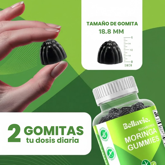 Bellavie Gomitas Moringa – Poder Sin Azúcar