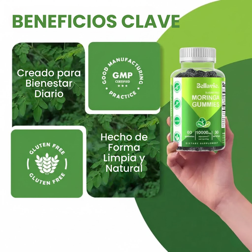 Bellavie Gomitas Moringa – Poder Sin Azúcar