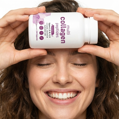 Multi Collagen Complex – 5 Tipos de Colágeno para Piel Joven, Cabello y Articulaciones