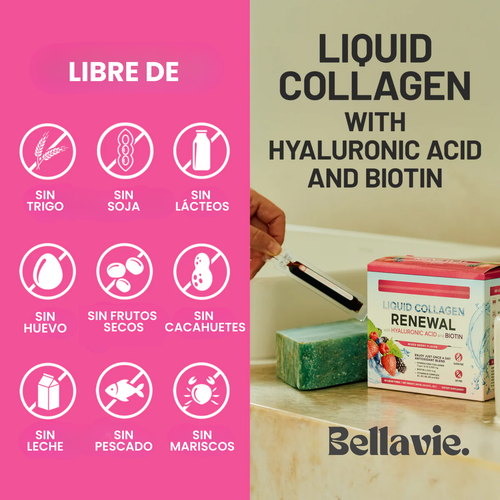 Colágeno Líquido Hidrolizado con Biotina