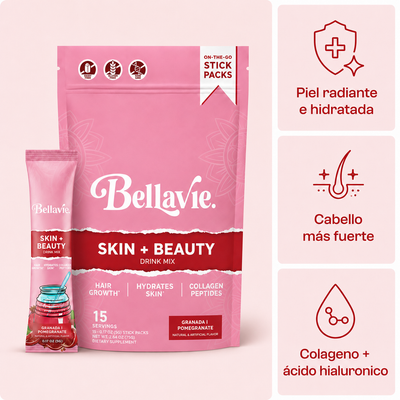 Bellavie Skin + Beauty — Colágeno + Ácido Hialurónico