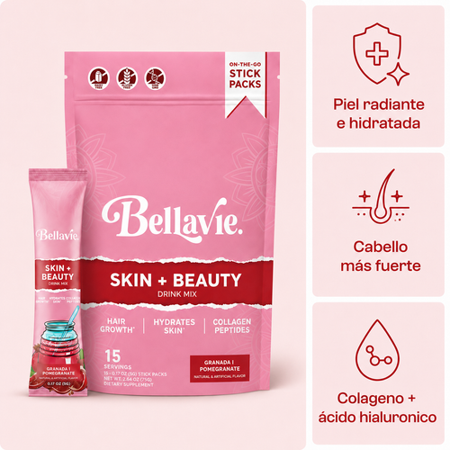 Bellavie Skin + Beauty — Colágeno + Ácido Hialurónico