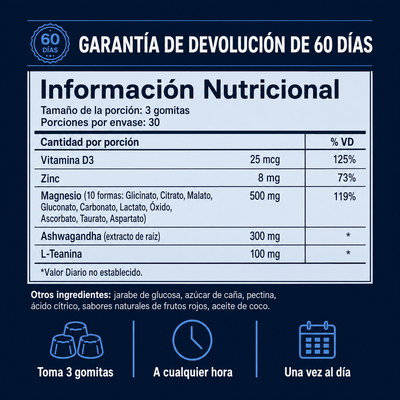 DeepCalm® - Complejo de Magnesio 14 en 1 con Ashwagandha y L-Teanina