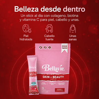 Bellavie Skin + Beauty — Colágeno + Ácido Hialurónico