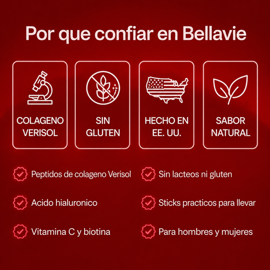 Bellavie Skin + Beauty — Colágeno + Ácido Hialurónico