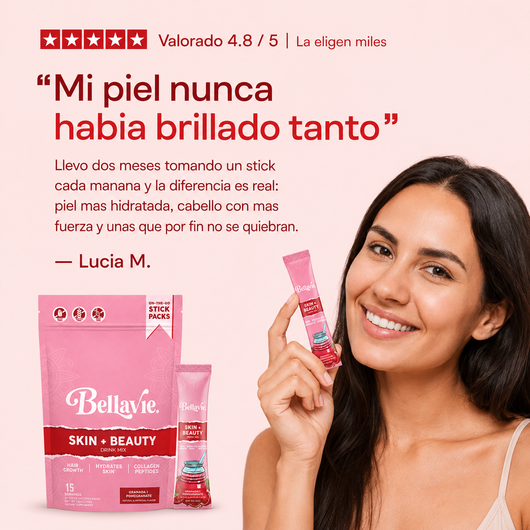 Bellavie Skin + Beauty — Colágeno + Ácido Hialurónico