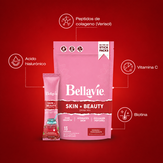 Bellavie Skin + Beauty — Colágeno + Ácido Hialurónico
